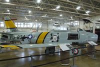 52-4978 - North American F-86F Sabre, displayed in the markings of 51-2834, at the Hill Aerospace Museum, Roy UT