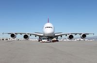 VH-OQJ @ KLAX - Sheer mighty size of an A380!