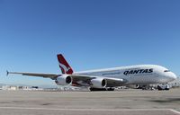 VH-OQJ @ KLAX - Most wide angle shot I've ever done!