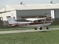 N502TM @ CNO - Taxiing toward hangera after landing - by Helicopterfriend