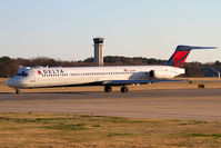 N910DL @ ORF - Delta Air Lines N910DL (FLT DAL2123) taxiing to RWY 23 for departure to Hartsfield-Jackson Atlanta Int'l (KATL).