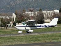 N20299 @ POC - Rolling out on runway 26L - by Helicopterfriend