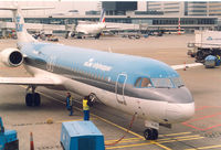 PH-OFC @ EHAM - KLM ,ready for the flight to Bergen , Norway - by Henk Geerlings