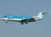 PH-KLE @ EHAM - Landing on runway C18 of Schiphol Airport - by Willem Göebel