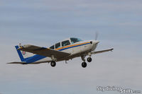 N2076A @ 7B9 - Beech Sundowner departing Ellington, CT - by Dave G