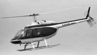 G-AXXO - Bell 206A G-AXXO departing London Heathrow in 1972 for Silverstone race track - by Mick West