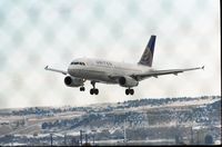 N834UA @ BIL - United Airbus A-319 @ BIL