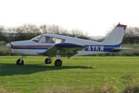 G-AYKW @ X5FB - Piper PA-28-140 Cherokee at Fishburn Airfield, UK, November 2011. - by Malcolm Clarke