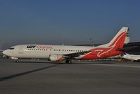 SP-LLF @ LOWW - LOT Charters Boeing 737-400 - by Dietmar Schreiber - VAP