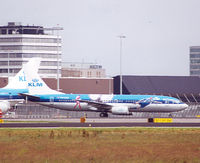 PH-BXB @ EHAM - KLM , special logo for European Soccer Cup - by Henk Geerlings
