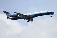 N14542 @ KORD - Express Jet - United Express Embraer ERJ-145LR RWY 10 approach KORD. - by Mark Kalfas