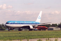 PH-BZC @ EHAM - KLM , special  logo on fuselage,
=The World is Just a Click Away = - by Henk Geerlings