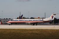 N653AE @ KMIA - EMB-145LR - by Mark Pasqualino