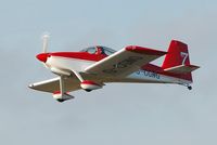 G-CGWG @ EGFH - Resident RV-7 departing for a local flight. - by Roger Winser