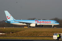 G-OOBC @ EGCC - Thomson - by Chris Hall