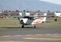 N75989 @ KPOC - Taxiing to RWY 8R via Sierra