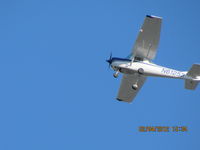N61253 - Took this photo of N61253 flying over the Arden Arcade area in Sacramento Ca. - by Tom Wold