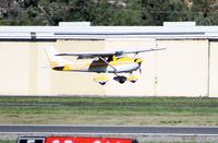 N5816G @ KPOC - Flaring - by Jonathan Ma