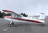 N8555B @ KRXE - Cessna 172 (taildragger) at Rexburg-Madison County airport, Rexburg ID