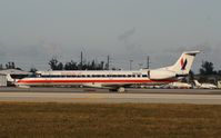 N695AE @ KMIA - EMB-145LR