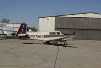 N5756V @ KTVK - Just arrived at the Centerville Fly In - by Floyd Taber