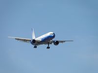 N533UA @ ONT - United flt 315 arriving from Denver, CO. On final to runway 8L. - by Helicopterfriend
