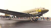 N32MS @ EHGR - C-53C . Owned by =  Museum Bevrijdende Vleugels in the city of Best .
Photo taken at the Openday of the Dutch AF at Gilze Rijen AFB - July 1997 - by Henk Geerlings