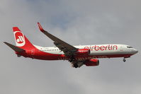 D-ABAR @ GCTS - Air Berlin's 1998 Boeing 737-86J, c/n: 28072 on approach to Tenerife South