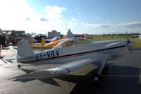OY-VRV @ EKRK - Van's RV-4 homebuilt parked at Roskilde airport, Denmark.