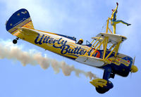 N5057V @ EGYK - Close encounter with UtterlyButterly at Yorkshire Air Show Elvington