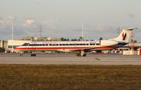 N697AB @ KMIA - EMB-145LR