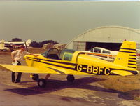 G-BBFC @ EGHH - G-BBFC taken at Bournemouth Hurn Airport (now Bournemouth International) around 1974 - by Peter McCabe