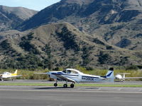 N4390K @ SZP - 1948 Ryan NAVION A, Continental E-185-9 205 Hp for takeoff (cowl suggests engine upgrade), landing roll Rwy 04 - by Doug Robertson