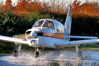 G-BGAX @ BREIGHTON - A paddle in the puddles before the serious business of flight!!!!