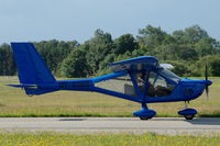 OY-9386 @ EKRK - Ukrainian built ultralight aircraft, Aeroprakt A22L, taxying at Roskilde airport, Denmark. - by Henk van Capelle