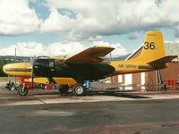 C-FAGO @ YXY - Photograph by Edwin van Opstal with permission. Scanned from a color print. Taken at Whitehose, Yukon, Canada. - by red750