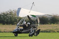 G-HALT @ X5FB - Mainair Pegasus Quik, Fishburn Airfield, October 2011. - by Malcolm Clarke