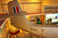 TG263 - Tail of Saunders Roe SR.A.1, c/n: G-12-1 preserved at Solent Sky Museum , Southampton - by Terry Fletcher