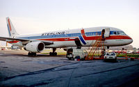 OY-SHI @ CPH - Copenhagen Kastrup 21.2.90 in basic Air Holland c/s - by leo larsen