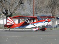 N5041M @ POC - Visiting and backed in to transient parking space - by Helicopterfriend