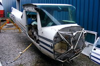 G-GFIA @ EGNH - wfu after a heavy landing at Manchester Barton - by Chris Hall