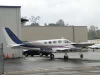 N700DK @ POC - Parked in the rain by Howard Aviation hanger - by Helicopterfriend