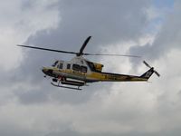 N120LA @ POC - Flaring out to slow down prior to turning southbound on the westside of LASO helicopter N950SB (Rescue 5) - by Helicopterfriend