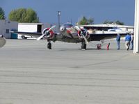 N121SC @ CNO - Firing up the starboard engine - by Helicopterfriend