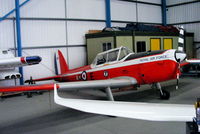 G-BZGB @ EGNH - inside the Silverstar Maintenance services hangar - by Chris Hall