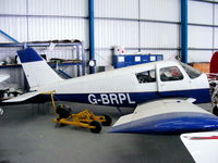 G-BRPL @ EGNH - inside the Silverstar Maintenance services hangar - by Chris Hall