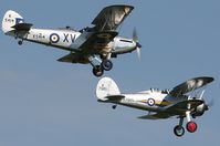 G-AENP @ OLD WARDEN - The Hind formating on the Gladiator!