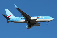 OO-JAR @ GCTS - Jetair's 2009 Boeing 737-7K5, c/n: 35150