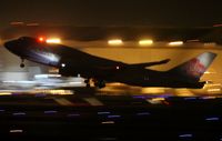 B-18207 @ KLAX - Dynasty 747 takes off at 1155PM