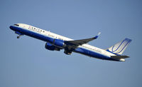 N525UA @ KLAX - Departing LAX on 25R - by Todd Royer